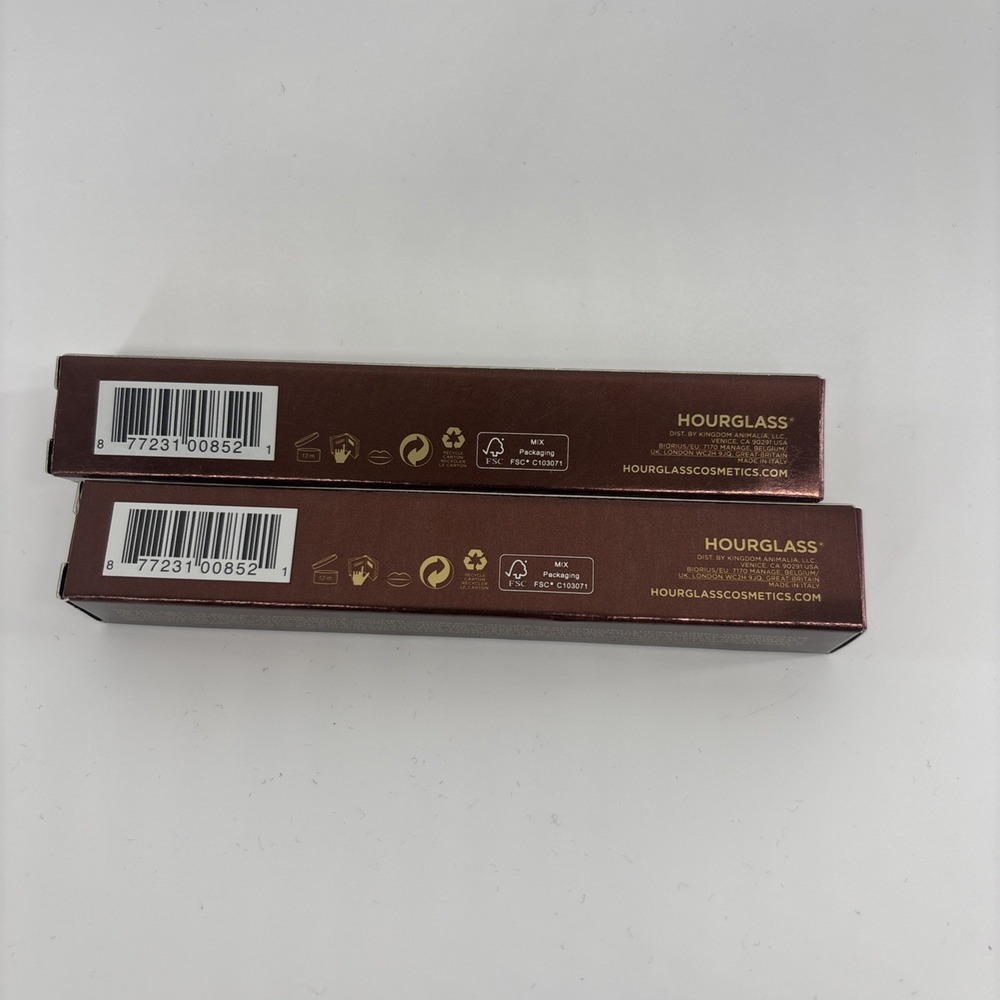 2 x NEW Hourglass Unreal High Shine Voluminizing Lip Gloss - Full Size - Impact - Picture 2 of 7